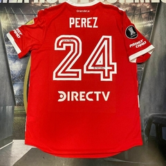 Camiseta River Copa Libertadores 2023 Alternativa #24 Perez