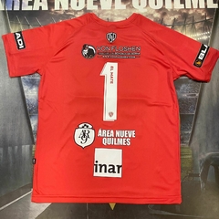 Camiseta arquero Argentino de Quilmes 2024 roja - comprar online