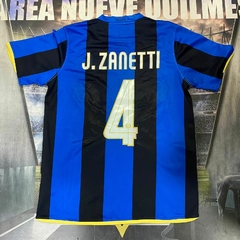 Camiseta Inter de Milan 2008-2009 titular #4 Zanetti en internet
