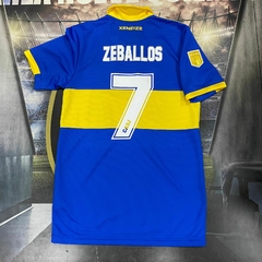 Camiseta Boca 2023 titular #7 Zeballos
