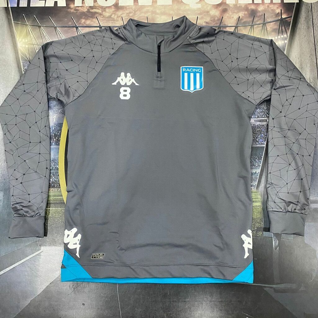 Buzo entrenamiento Racing 2024 gris 8