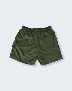 Short cargo bolso ziper verde militar na internet