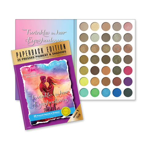 Twinkle In Her Eyeshadows - Paperback Edition Rude Cosmetics