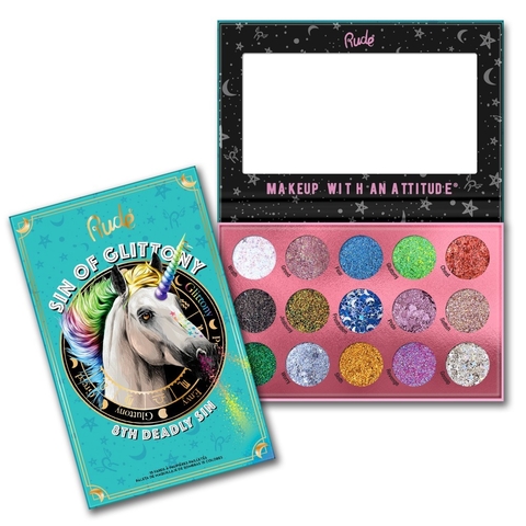 Sin of Glittony Glitter Palette Rude Cosmetics