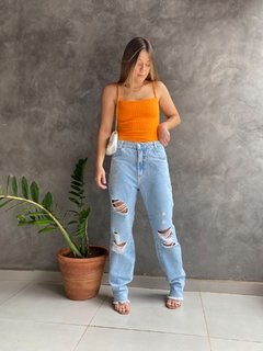 calça mom jeans sofia - two - Comprar em Cia Clothing