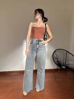 Wide leg celine - cinza estonada na internet