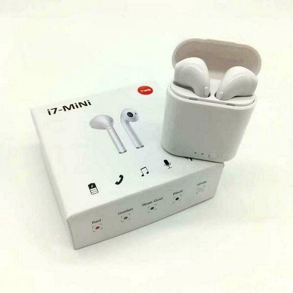Auricular Bluetooth I7 Mini Caja Recargable Inalámbrico