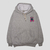 hoodie estampado oversize "unreal" - Lerbak