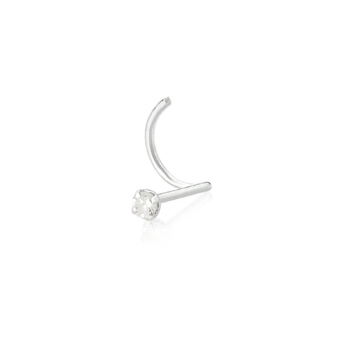 piercing nariz torcido/ prata 925 - tonipratas