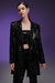 Blazer Vestido Avarizia Shiny Black en internet
