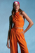 Pantalón Vita Bright Orange (100% Tencel) - tienda online
