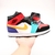 Air Jordan 1 Mid - Bred Multi-Color na internet