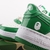 A Bathing Ape Bape Sta Low - Patent Leather Green White