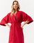 Vestido Midi Japonesa Vermelho - comprar online