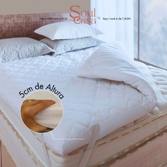 Pillow Top Alto Colchão Queen Extra Macio 1,60 x 2,00m - loja online