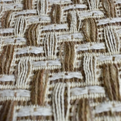 Tapete Cotton Estampa Escadinha Marrom 0,60 X 0,45 - comprar online