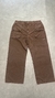 CALÇA QUADRO CREATIONS “ RODES DOUBLE - ZIP BROWN TROUSERPS”