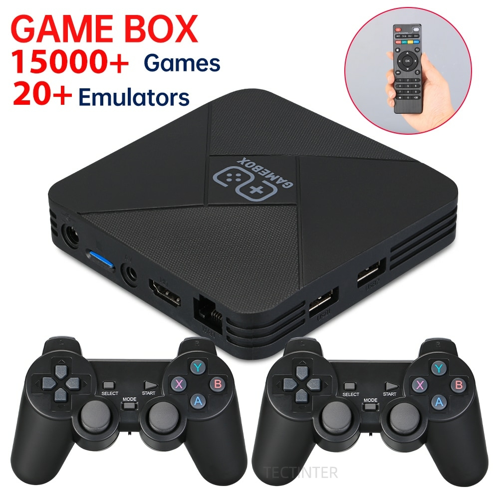 Consola de Videogame Retro, Mini Game Box, 4K, 64G, 11000 Jogos