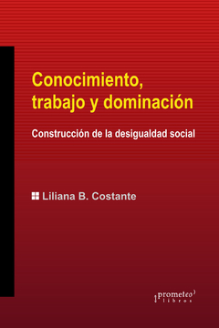 CONOCIMIENTO, TRABAJO Y DOMINACION. Construccion de la desigualdad social / CONSTANTE LILIANA