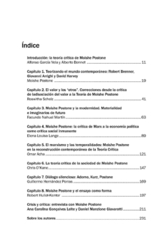 La teoría crítica de Moishe Postone / Compilación de Alberto Bonnet y Alfonso García Vela - comprar online