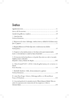 Presidentas y primeras ministras en democracias postransicionales / Verónica Montecinos en internet