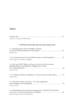 Reformas electorales y democracia / CONTRERAS, CLAUDIO - PEREZ, ADRIAN (Compiladores) - comprar online