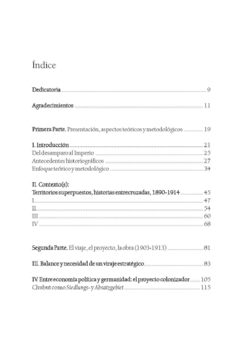 Del desamparo al imperio. Wilhelm Vallentin y el proyecto de colonización del Chubut bajo el signo del Kaiserreich, 1890-1914 / Olivera, Gastón Alejandro - comprar online