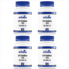 Vitamina D3 50.000 UI 12 Cápsulas - Colecalciferol - loja online