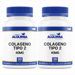 Colágeno Tipo II 40 Mg 30 Cápsulas - Farmácia Alquimia