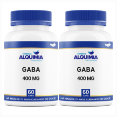 Gaba 400 Mg 60 Cápsulas - Ácido Gama-Aminobutírico - Farmácia Alquimia