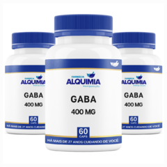 Gaba 400 Mg 60 Cápsulas - Ácido Gama-Aminobutírico - loja online