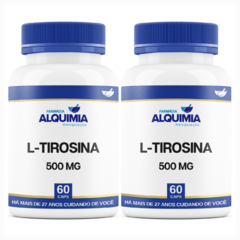 L-Tirosina 500 Mg 60 Cápsulas - Farmácia Alquimia