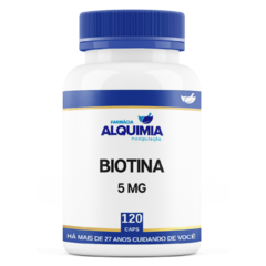 Biotina 5 Mg 120 Cápsulas