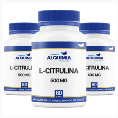 L-Citrulina 500 Mg 60 Cápsulas - Farmácia Alquimia