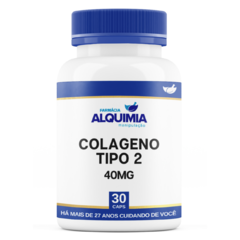 Colágeno Tipo II 40 Mg 30 Cápsulas