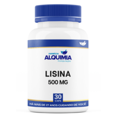 Lisina 500 Mg 30 Cápsulas
