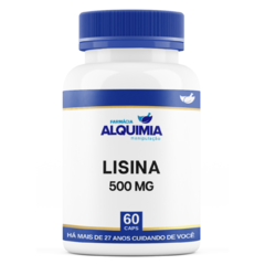 L-Lisina 500 Mg 60 Cápsulas