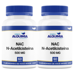 N-Acetilcisteína 500 Mg 60 Cápsulas - NAC - comprar online