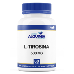 L-Tirosina 500 Mg 60 Cápsulas