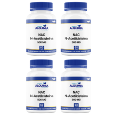 N-Acetilcisteína 500 Mg 60 Cápsulas - NAC - Farmácia Alquimia