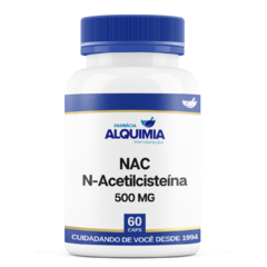 N-Acetilcisteína 500 Mg 60 Cápsulas - NAC