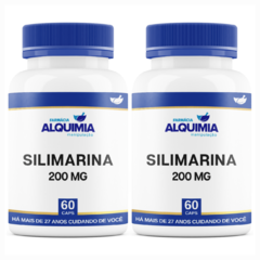 Silimarina - Cardo Mariano - 200 Mg 60 Cápsulas - Farmácia Alquimia