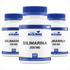 Silimarina - Cardo Mariano - 200 Mg 60 Cápsulas - loja online