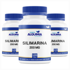 Silimarina - Cardo Mariano - 200 Mg 120 Cápsulas - Farmácia Alquimia