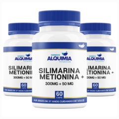Silimarina 300 Mg + Metionina 50 Mg 60 Cápsulas - loja online
