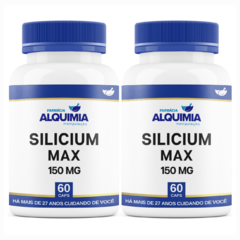 Silicium Max - Silício Orgânico 150 Mg 60 Cápsulas - Farmácia Alquimia