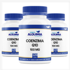 Coenzima Q 10 100 Mg 120 Cápsulas - Farmácia Alquimia