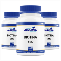 Biotina 5 Mg 120 Cápsulas na internet