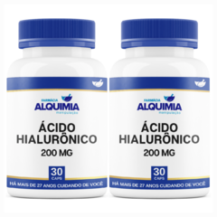 Ácido Hialurônico 200 Mg 30 Cápsulas - Beleza Da Pele - Farmácia Alquimia