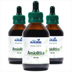 Tintura Vegetal Ansiolítica 100 ML - Passiflora, Mulungu E Melissa - Combate A Ansiedade E Insônia